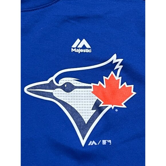 Majestic Evolution Cool Base Toronto Blue Jays Short Sleeve T-shirt Men's Small - Picture 4 of 7